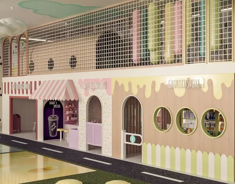 Full service playroom design and installation for kids spaces in the UAE