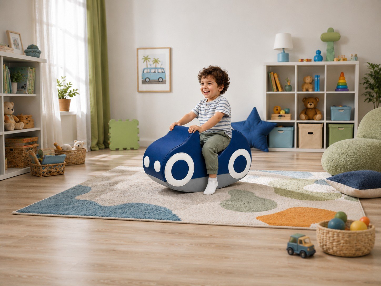 Car Playground Rocker SP-2188 - Car Foam Rocker - EDUTECA