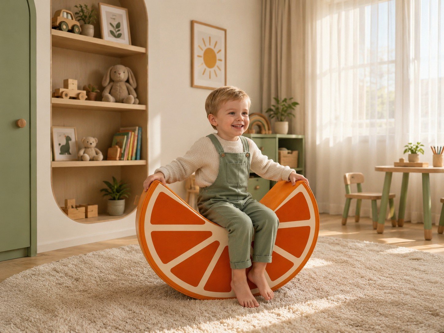 SP-2208 - Orange Foam Rocker - EDUTECA