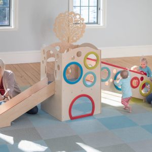 Indoor baby soft play setup for early development.